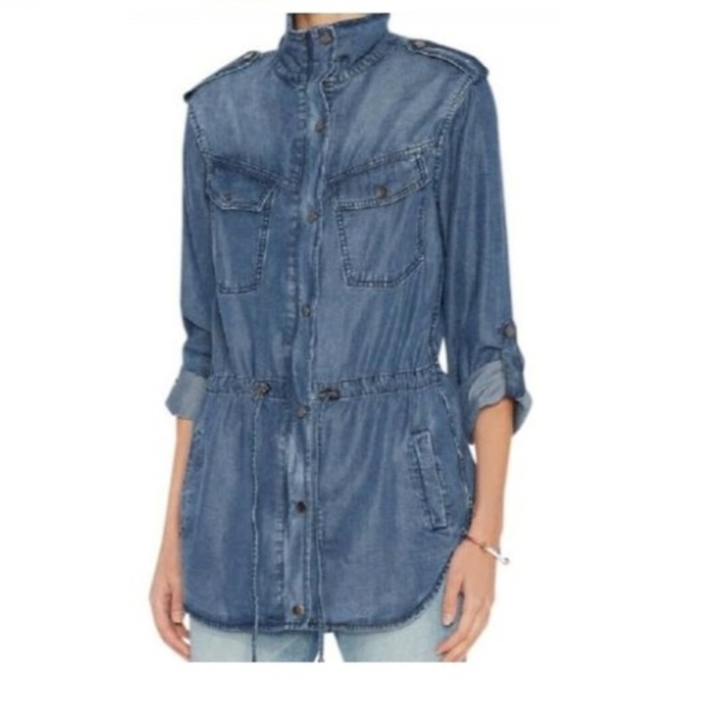 Rails Denim Anorak Size Xs - image 4